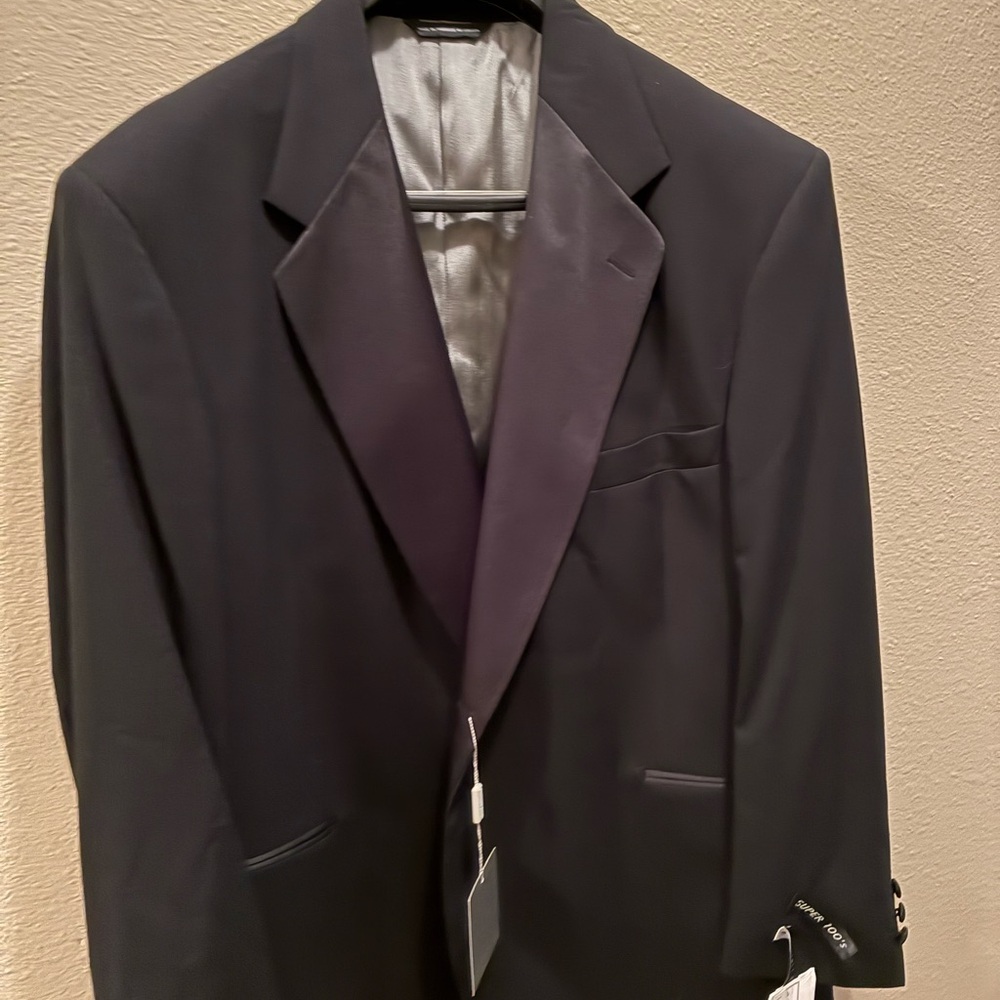 Mens black tux jacket